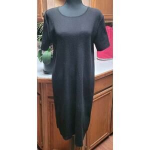 Lennie For Lena Leonard Black Knee Length Dress Size L
